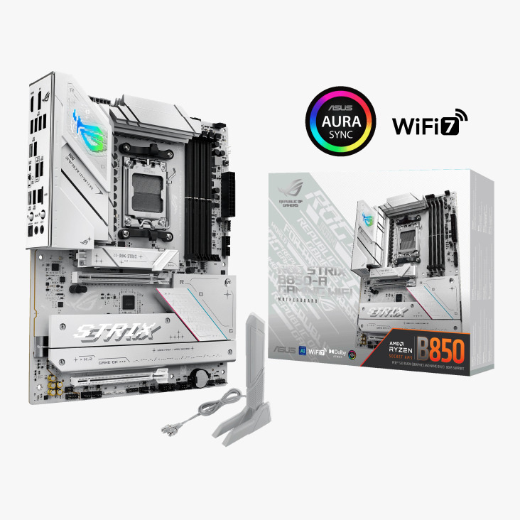CM AMD ASUS ROG STRIX B850-A GAMING WIFI7 R2 DDR5 WHITE